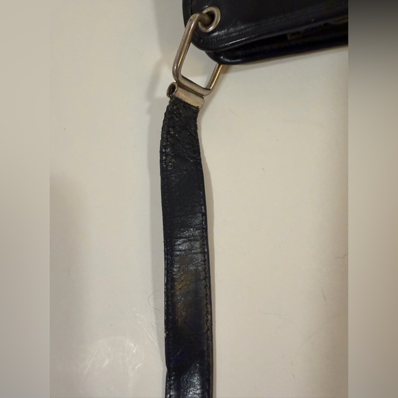 Dior Vintage Canvas Logo and Blue Leather Bag EUC Including 2 Pouches - Picture 11 of 15